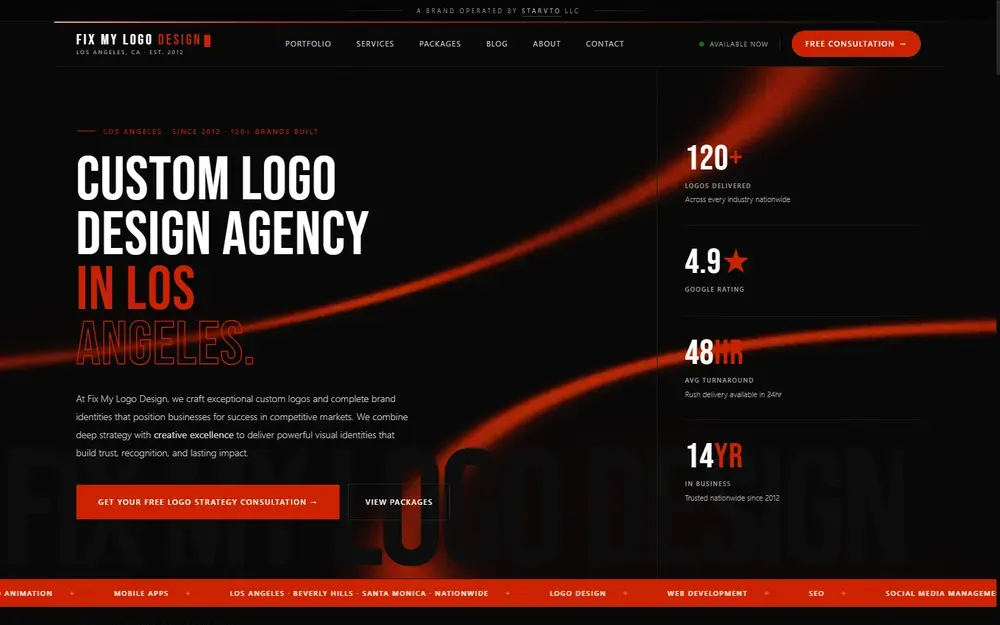 Fix My Logo Design website